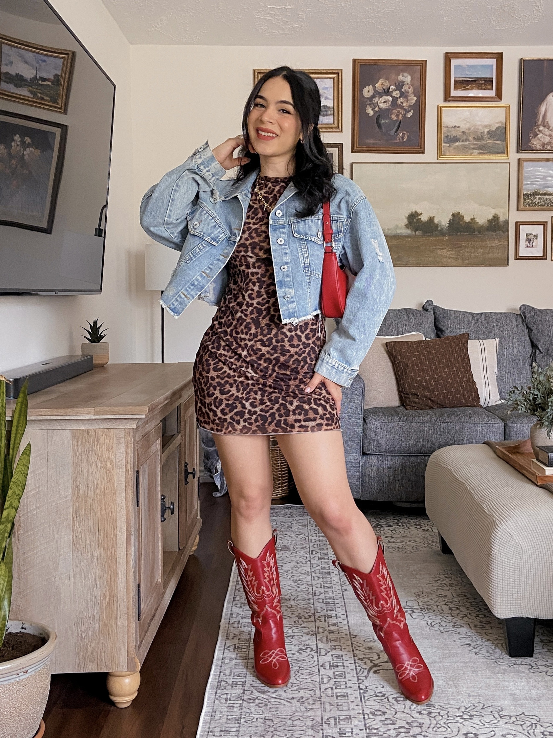 3/3 ways to style a leopard dress // wearing the dress in a size medium and it fits true to size & wearing the jacket in a size large for an oversized fit  

#LTKWatchNow #LTKSeasonal #LTKStyleTip