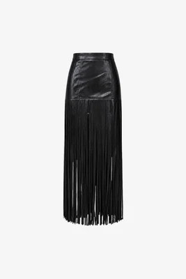 SOREN MINI SKIRT WITH FRINGE | Toccin