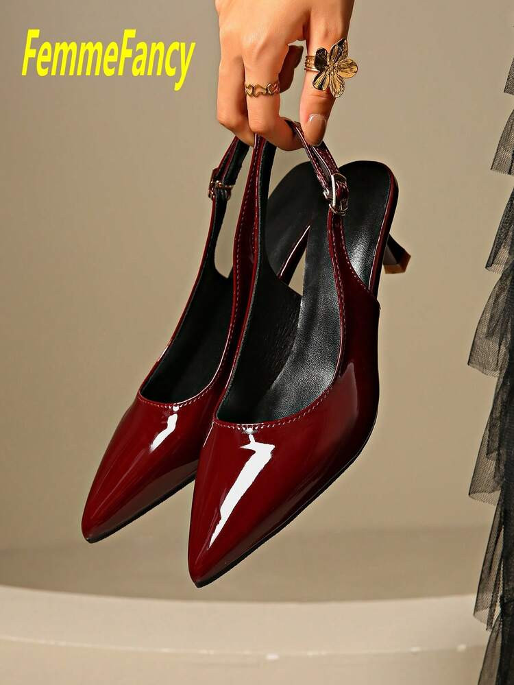 Slingback kitten heel | SHEIN