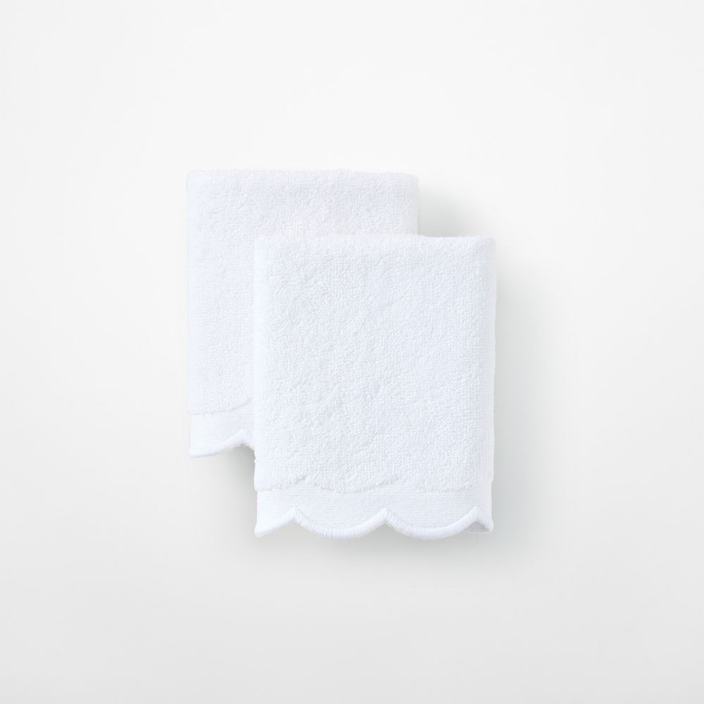 Scalloped Towel Collection | Mark and Graham
