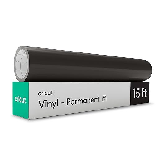 Cricut Premium Permanent Vinyl Roll (12 in x 15 ft), Weather-Resistant, Dishwasher-Safe & Fade-Pr... | Amazon (US)