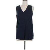 Zara W&B Collection Sleeveless Top Blue V-Neck Tops - Used - Size Medium | ThredUp (US)