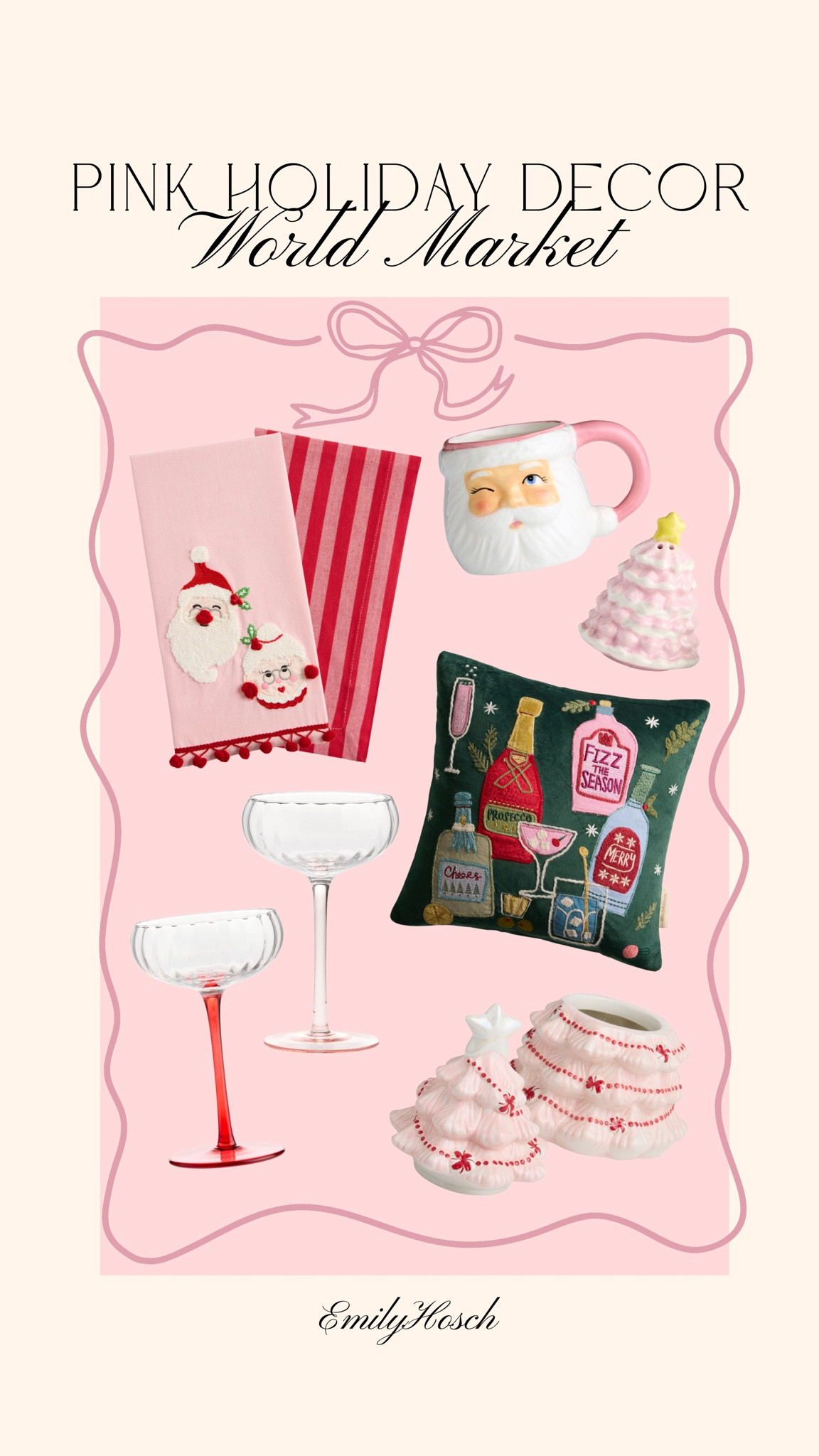 Pink Christmas Decor


The cutest holiday decor from World Market! 💗🎄


Holiday decor  world market  Christmas decor  home decor  pink aesthetic  pink decor  girly decor  girly gifts  white elephant gifts  gift ideas  pink towels  glassware  champagne flutes  cookie jars  emilyhosch 

#LTKHoliday #LTKHome #LTKSeasonal