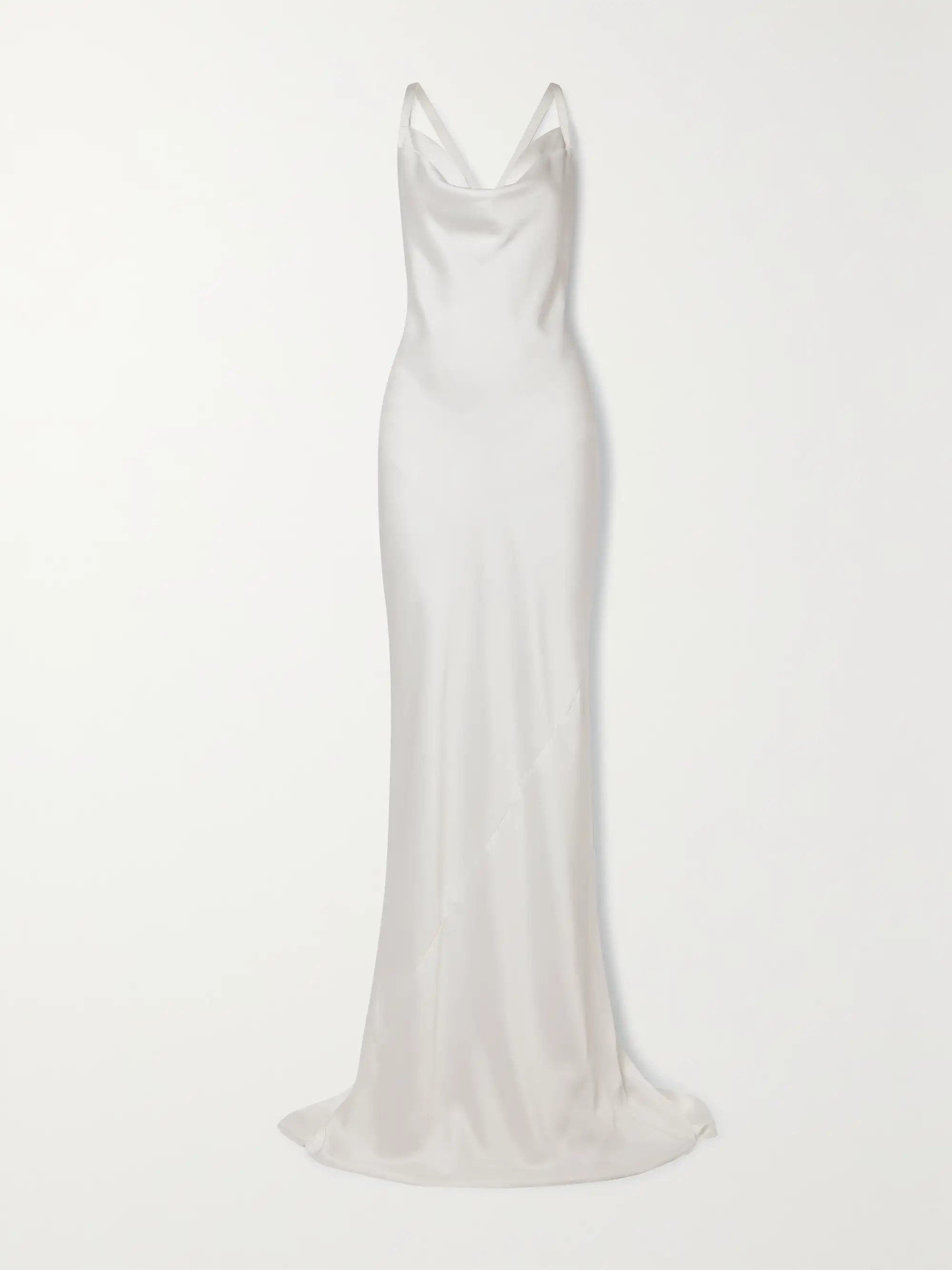 Open-back satin gown | NET-A-PORTER (US)