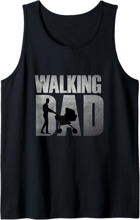 Mens Funny Humorous Walking Dad Baby Fatherhood Tank Top | Amazon (US)