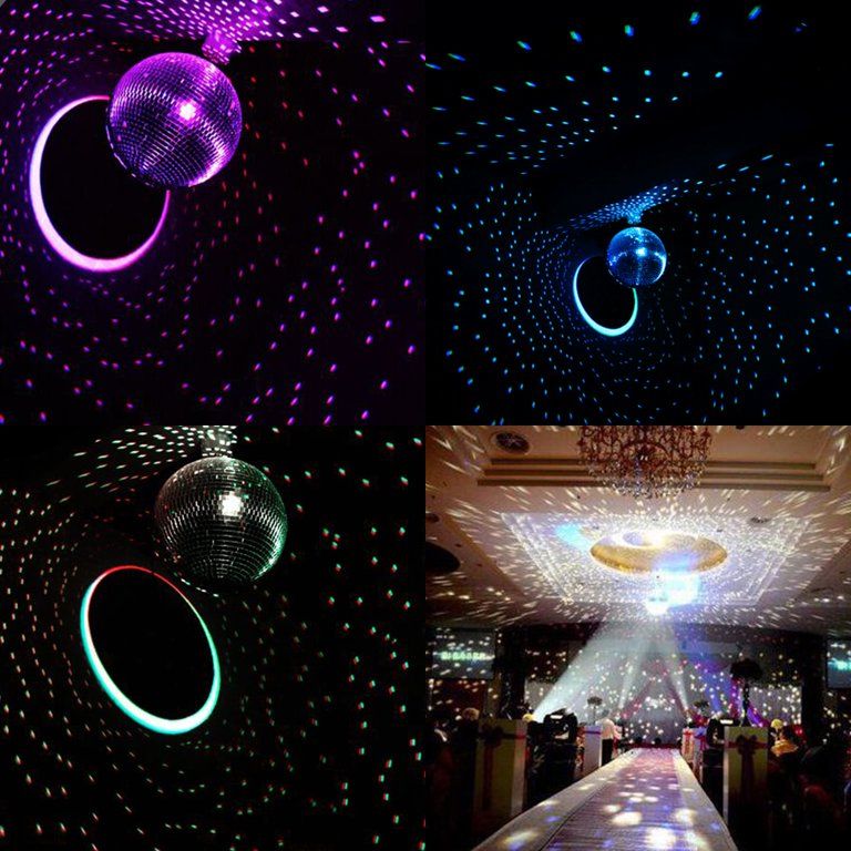 1/2/4 Packs 6" Mirror Glass Disco Ball DJ Dance Home Party Club Stage Lighting Hanging Ball Party... | Walmart (US)