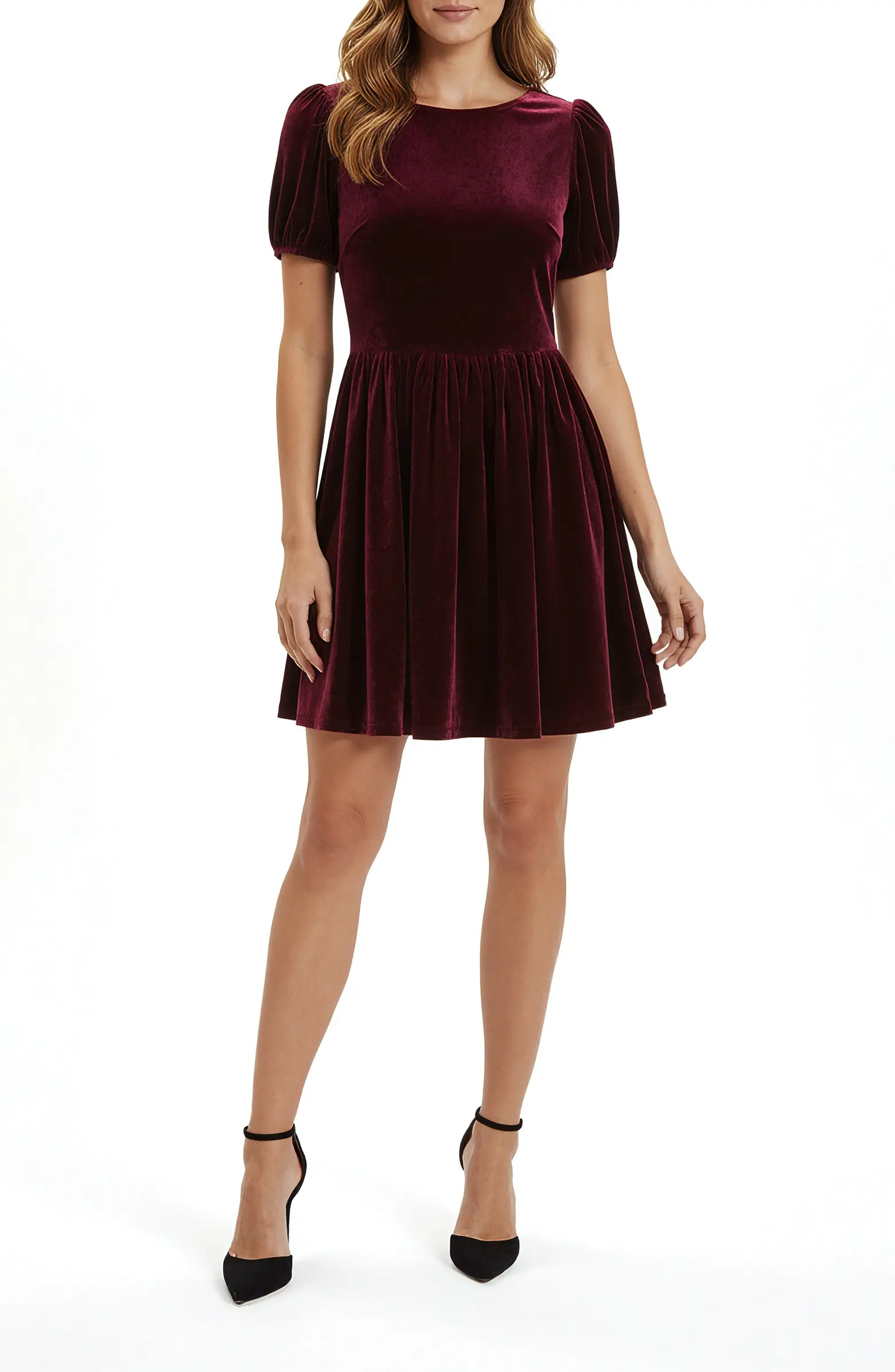 Lush Low Back Velvet Minidress | Nordstromrack | Nordstrom Rack