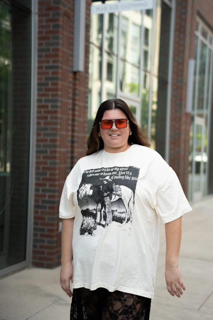 Cowboy Like Me Oversized TShirt | The Extended Shop