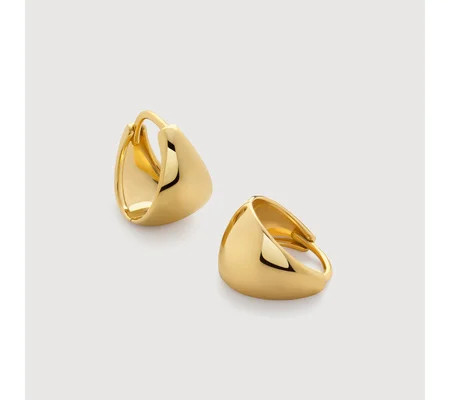 Tapered Huggie Earrings | Monica Vinader (Global)