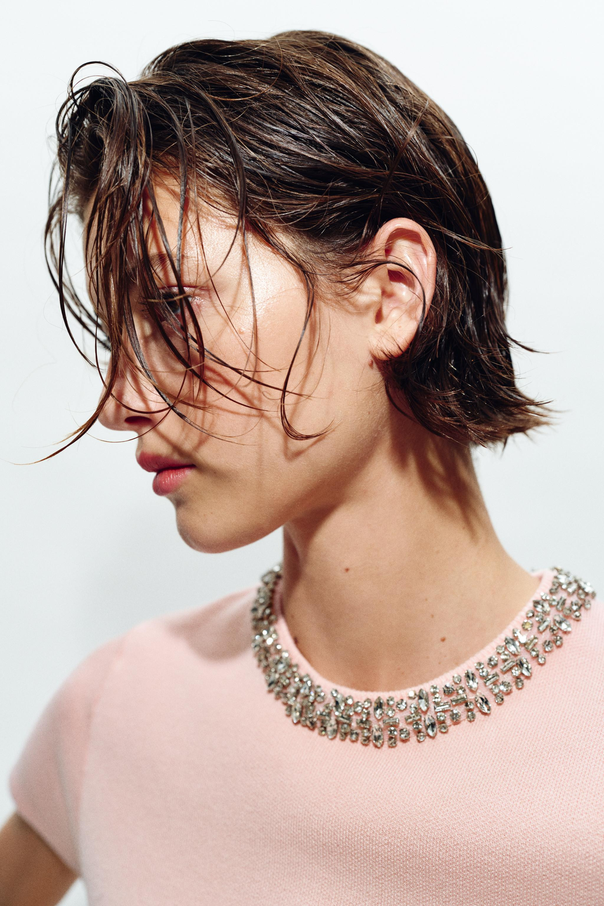 JEWEL BEAD KNIT TOP | Zara US