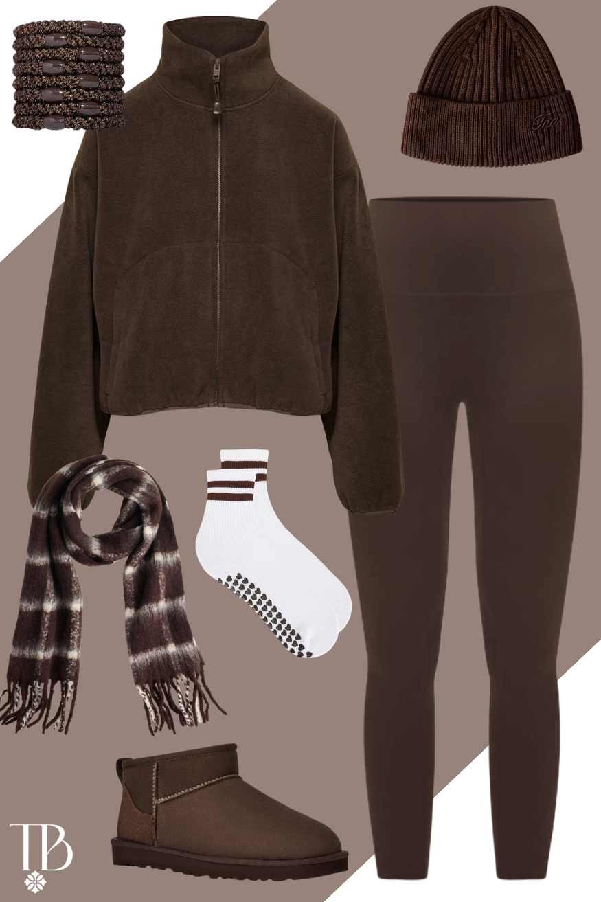 Mocha athleisure for winter walks 🤎❄️ Linking my fleece zip jacket, high-waisted leggings, UGG minis, beanie, scarf, grip socks, and hair ties. Perfect for errands, hot girl walks, pilates, and travel days!
Shop the full cozy look on LTK 🛍️
#LTKfit #AthleisureStyle #WinterOutfit #HotGirlWalk #UGG #PufferJacket #WinterActivewear #LoungewearSet #PilatesOutfit

 

 #LTKgrwm #LTKfitnessgoals #LTKActive