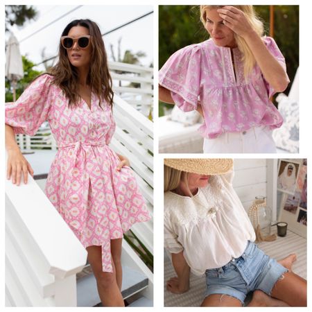 Summer favorites! Block print preppy and casual dresses and tops! Summer dresses Marea by Liz joy pink dress summer finds summer vacation cute outfit 

#LTKFind #LTKunder100 #LTKSeasonal