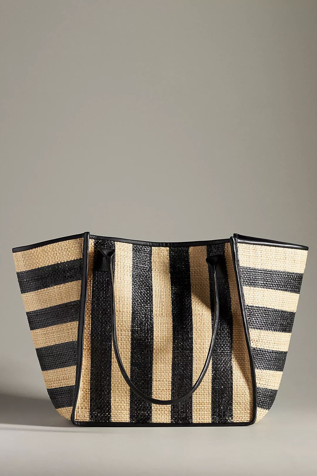 Bembien Rosa Raffia Stripe Tote | Anthropologie (US)