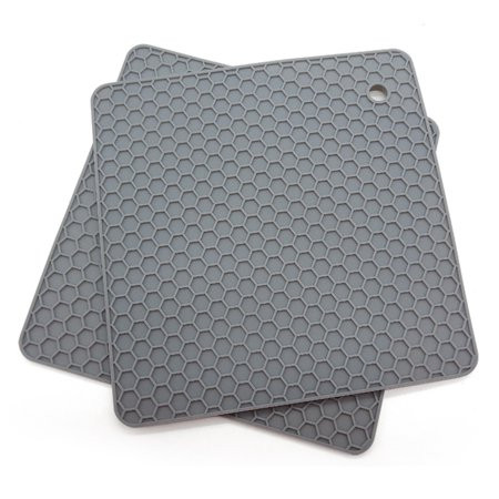 KABOER Heat Resistant Silicone Square Honeycomb Table Mat Placemat Non-slip Pot Holder | Walmart (US)