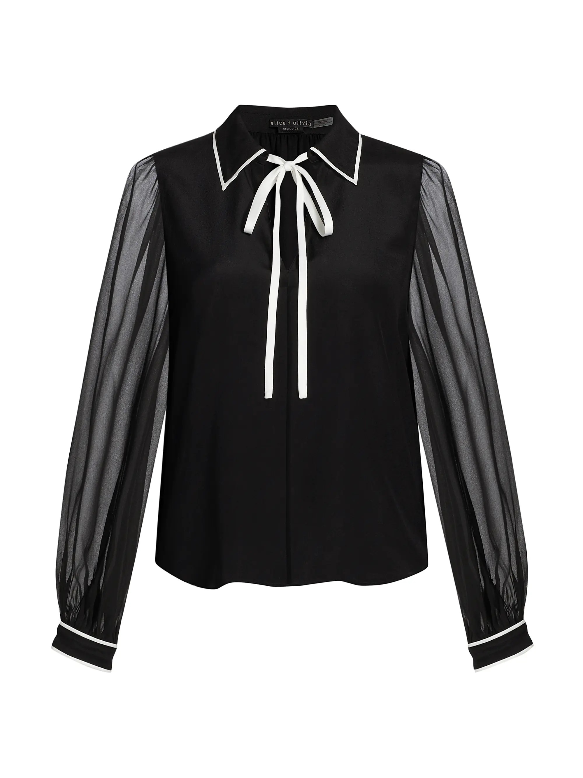 Roanne Silk Tieneck Blouse | Saks Fifth Avenue