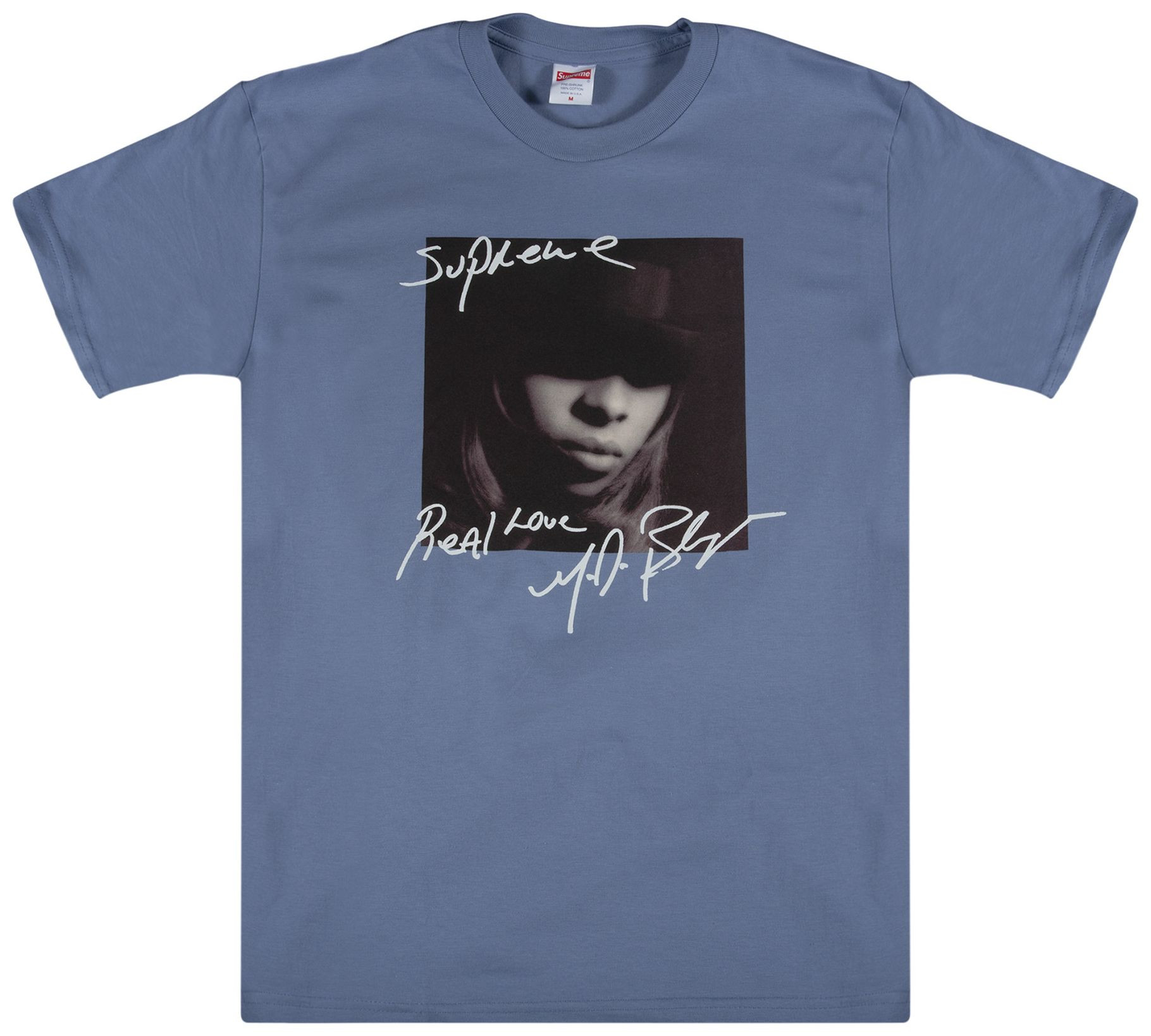 Buy Supreme Mary J. Blige T-Shirt 'Slate' - FW19T23 SLATE | GOAT | GOAT