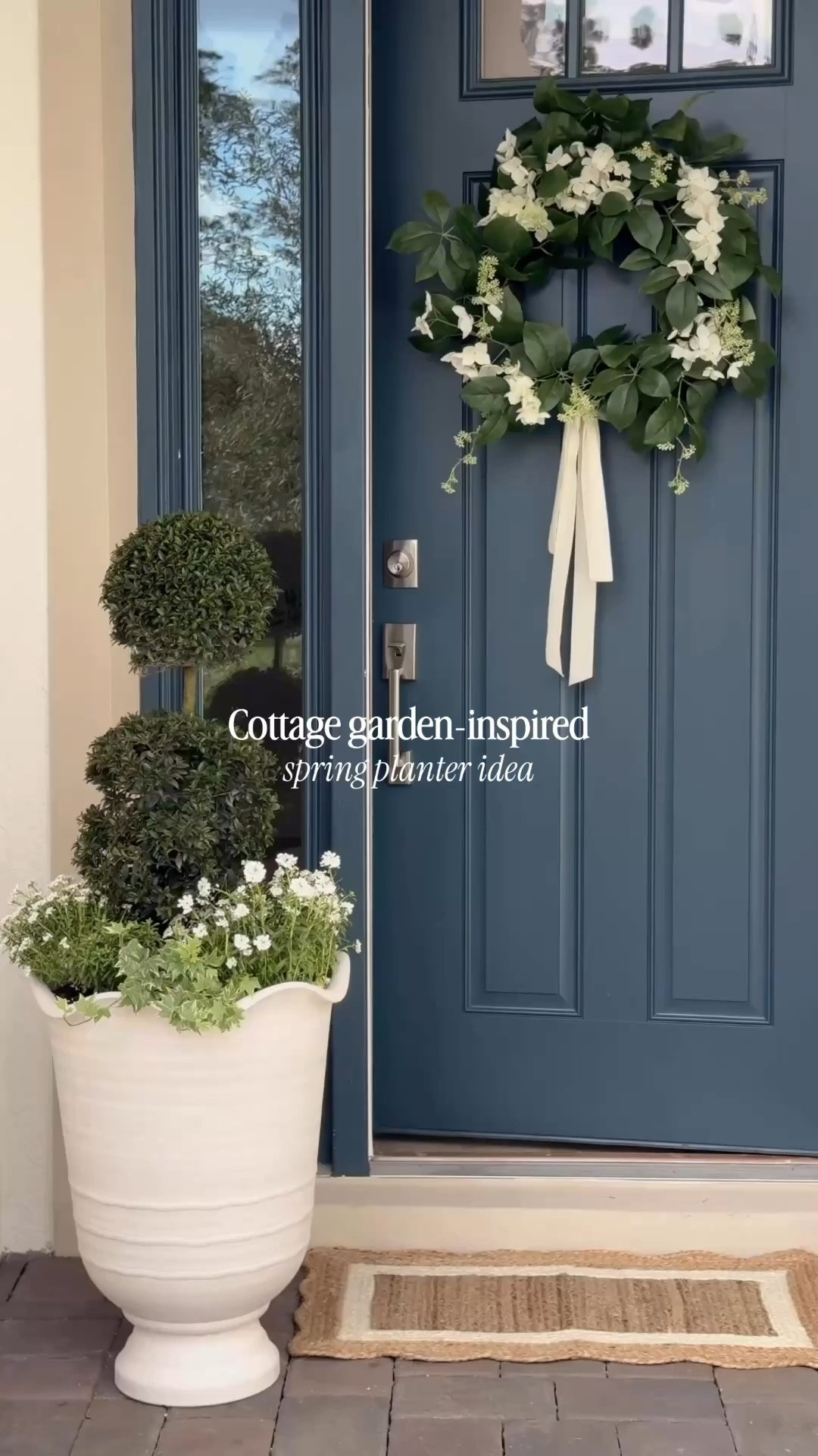 A little cottage garden moment for the front porch 🌿
I planted this simple arrangement with a boxwood topiary, English ivy vine, and white candytuft for a timeless look that feels straight out of a storybook.

The best part? These plants do well in partial shade to full sun, so they’re pretty easy to style around your home.

Comment shop and I’ll send you the link for this new planter that comes in two sizes and under $50! 
