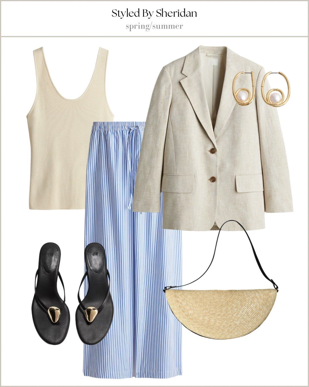 Ways to wear blue striped trousers for spring 🩵

#LTKspring #LTKstyletip #LTKsummer