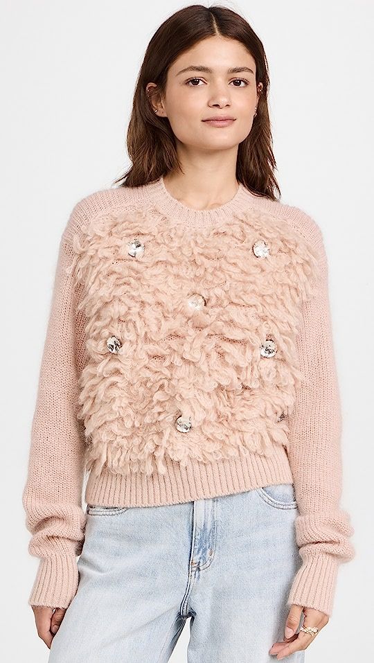 Crystal Embellished Sweater | Shopbop