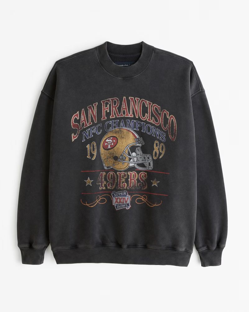 San Francisco 49ers Graphic Crew Sweatshirt | Abercrombie & Fitch (US)