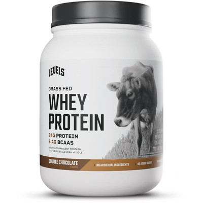 Levels Grass Fed Whey Protein Powder - Double Chocolate - 23.7oz | Target