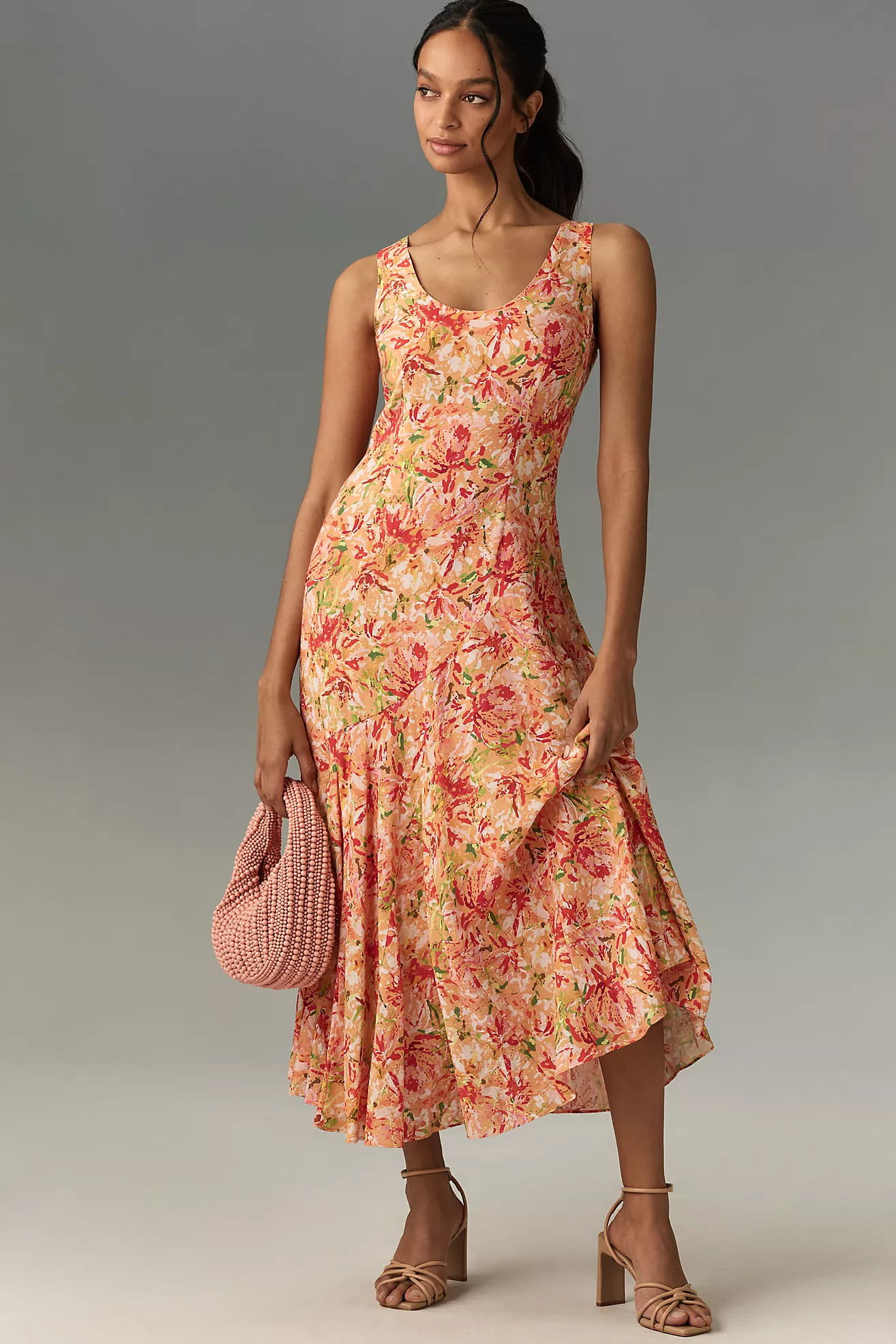 Endless Rose Sleeveless Scoop-Neck Midi Dress | Anthropologie (US)