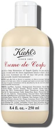 Kiehl's Creme de Corps, Rich, Luscious Body Lotion, with Cocoa Butter and Shea Butter for Fast Ab... | Amazon (US)