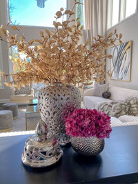 Silver Beaded Ginger Jar (2 Sizes) | Inspire Me! Home Decor