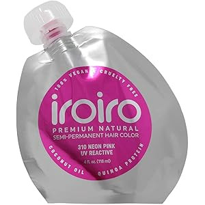 IROIRO 310 Neon Pink Premium Natural Semi Permanent Hair Color | Amazon (US)