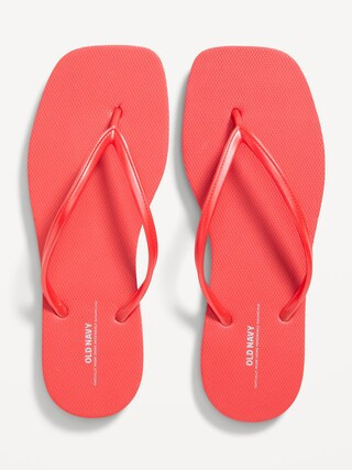 Square Toe Flip-Flop Sandals | Old Navy | Old Navy (US)