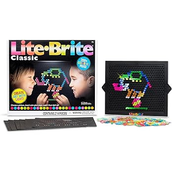 Lite Brite Classic, Favorite Retro Toy - Create Art with Light, STEM, Educational Learning, Holid... | Amazon (US)