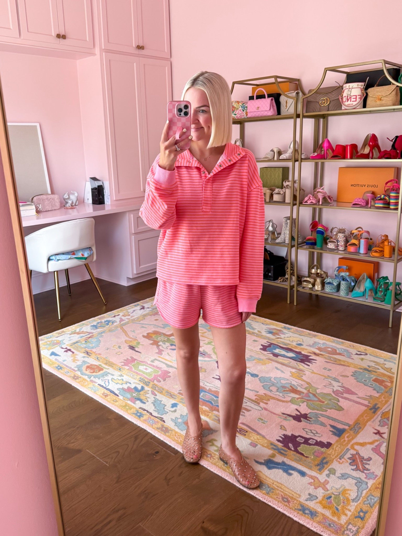SO cute! These are last year’s shorts btw 😆 
XS in pullover

#LTKPetite #LTKootd