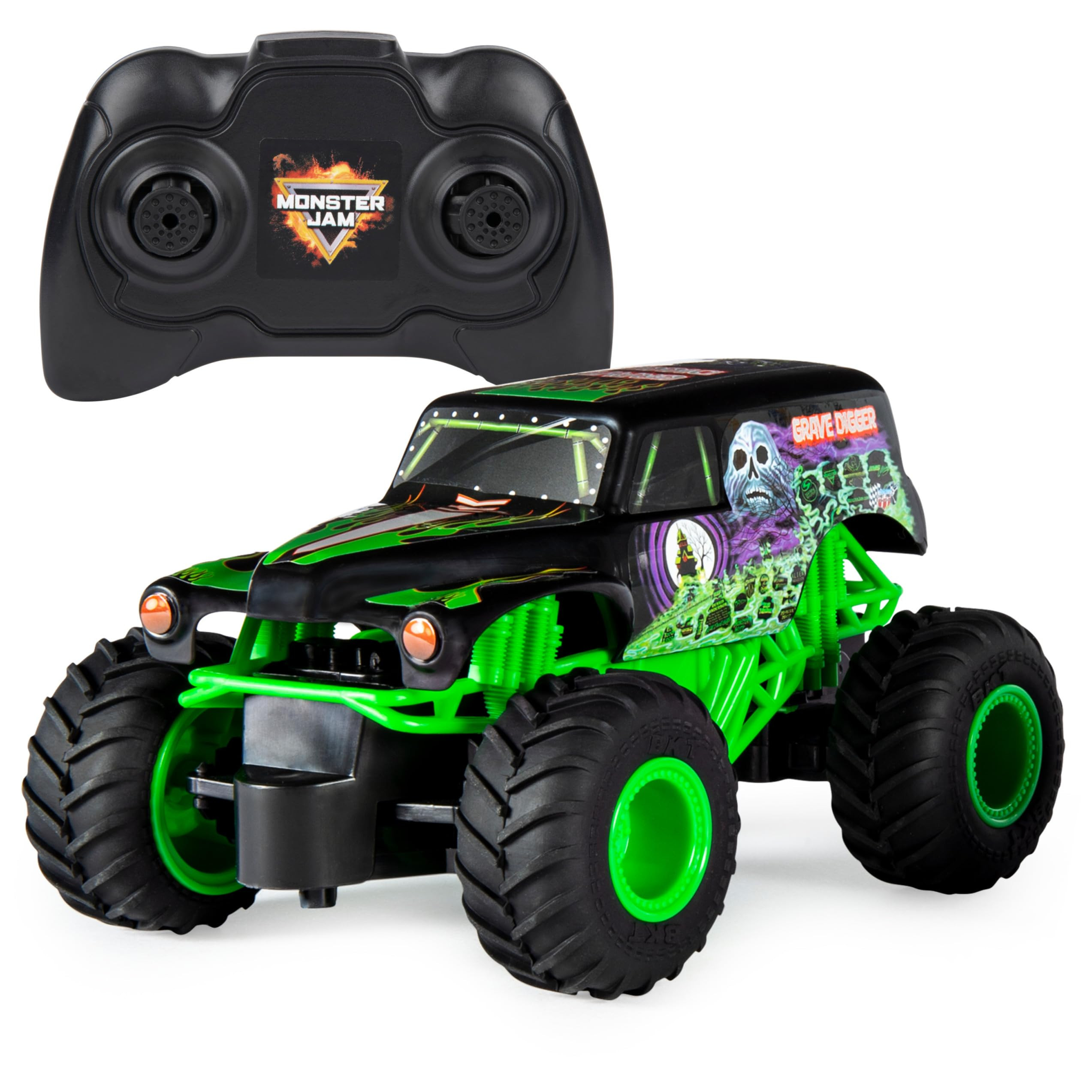Monster Jam, Official Grave Digger Remote Control Monster Truck, 1:24 Scale, 2.4 GHz, Kids Toys f... | Amazon (US)