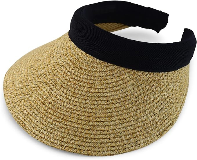 Braided 4 Inch Toyo Brim Clip On Visor with Sweatband | Amazon (US)