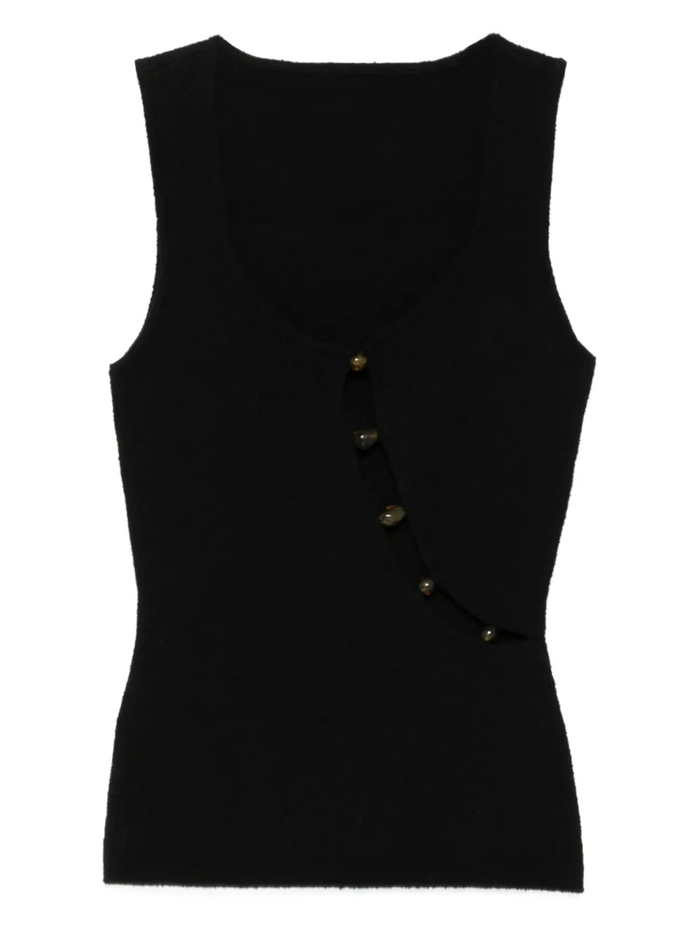 SIR. Beaded cut-out Tank Top | Black | FARFETCH UK | Farfetch Global