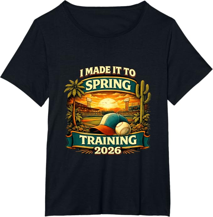 Spring Training I Made It to Baseball is Back 2026 T-Shirt | Amazon (US)