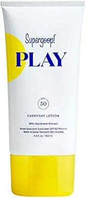 Supergoop! PLAY Everyday SPF 50 Lotion, 5.5 oz - Reef-Safe, Broad Spectrum Sunscreen for Sensitiv... | Amazon (US)