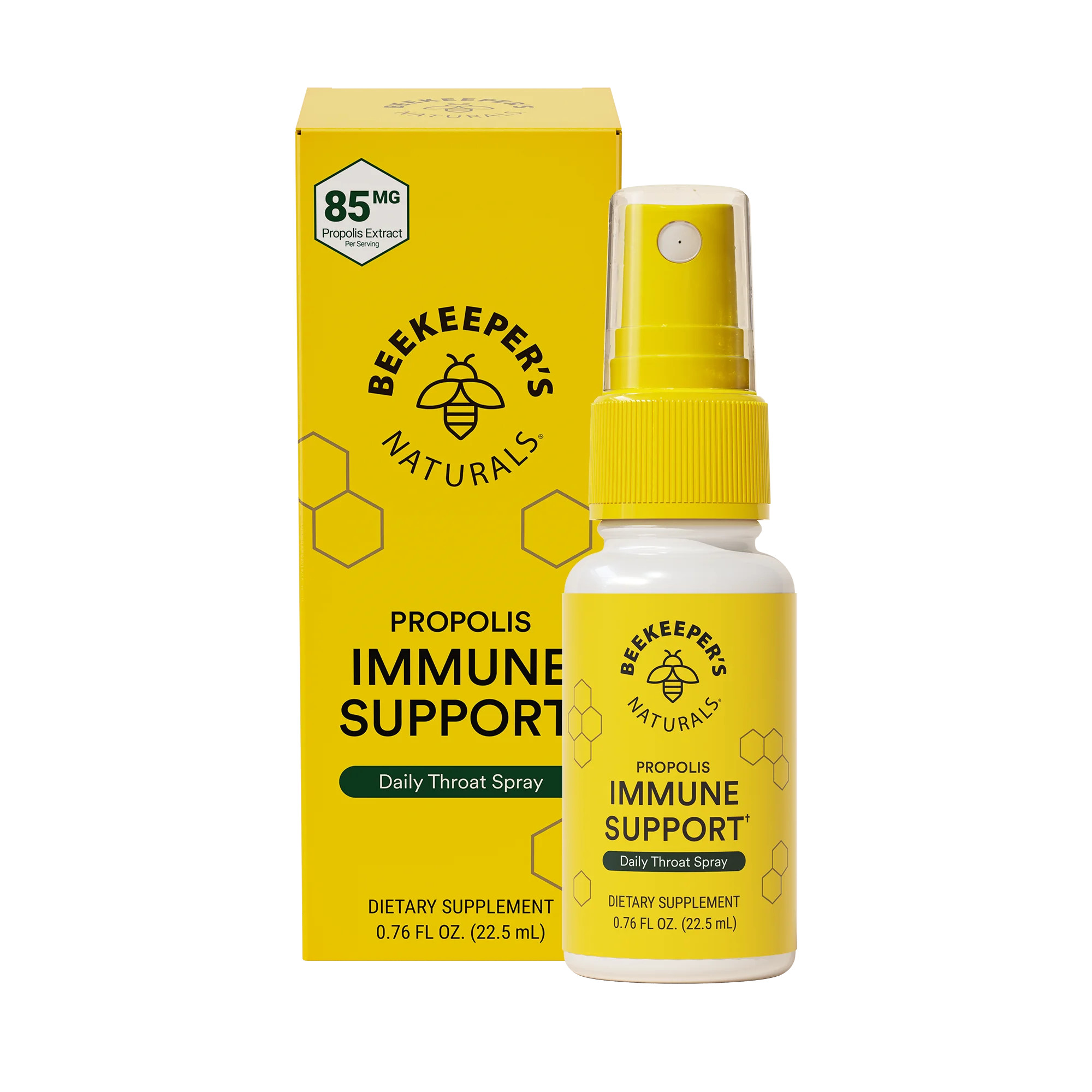 Propolis Throat Spray by Beekeeper's Naturals - 95% Bee Propolis Extract, Immune Support & Sore T... | Walmart (US)