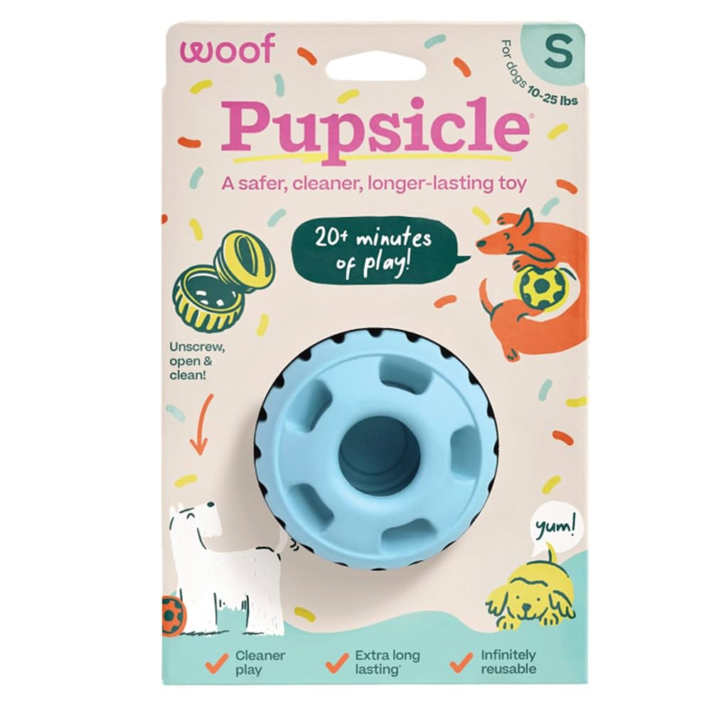 WOOF Party Pupsicle - Long-Lasting Interactive Dog Toys for Boredom - Low-Mess Design - Birthday ... | Amazon (US)