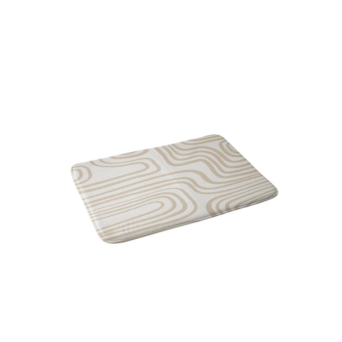 Iveta Abolina Coeur Memory Foam Bath Mat Neutral - Deny Designs | Target