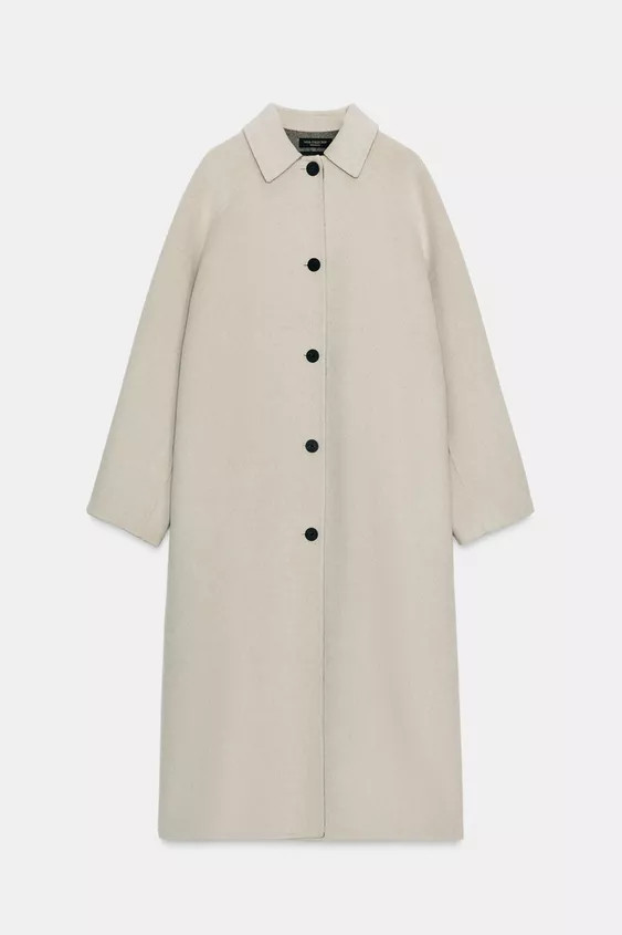 LONG WOOL BLEND COAT ZW COLLECTION LIMITED EDITION | Zara UK