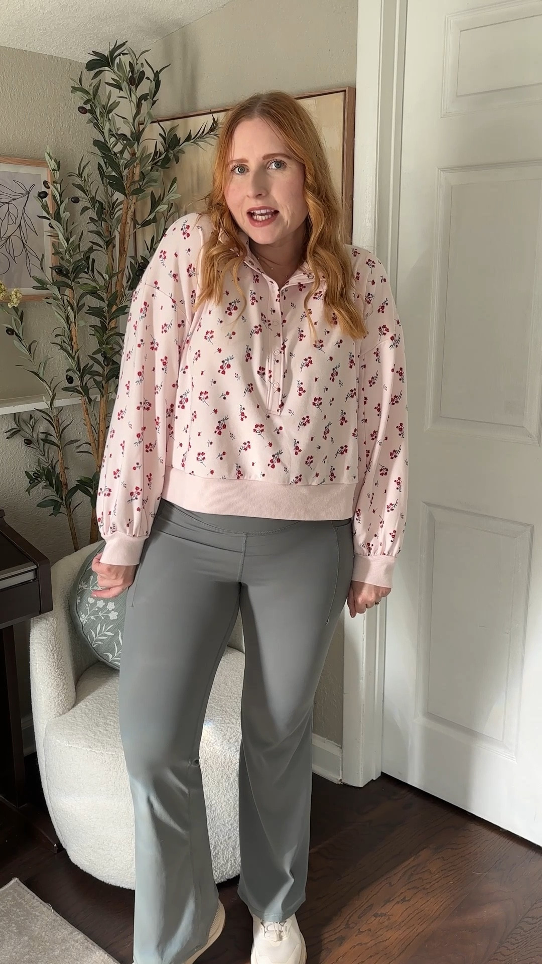 Women's Active Comfort French Terry Henley Sweatshirt - All In Motion™ - Size Medium 



#LTKootd #LTKMidsize #LTKfitnessgoals