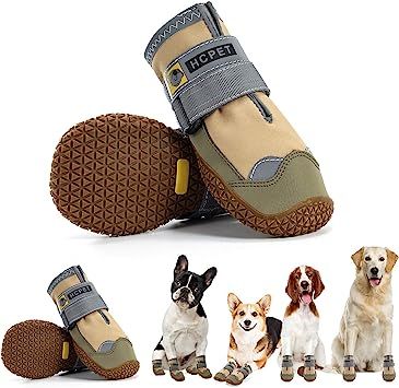 Hcpet Dog Boots Paw Protector, Anti-Slip Breathable Dog Shoes for Small Medium Large Dogs, Puppy ... | Amazon (US)