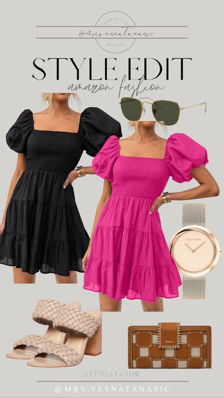 Style Edit: summer dresses are my favorite! Ordered this dress in black, size small!

Summer dress, Amazon find, dresses, dress, watch, sandals, sunglasses, wedding guest, maternity, wallet, bag, 

#LTKstyletip #LTKshoecrush #LTKitbag