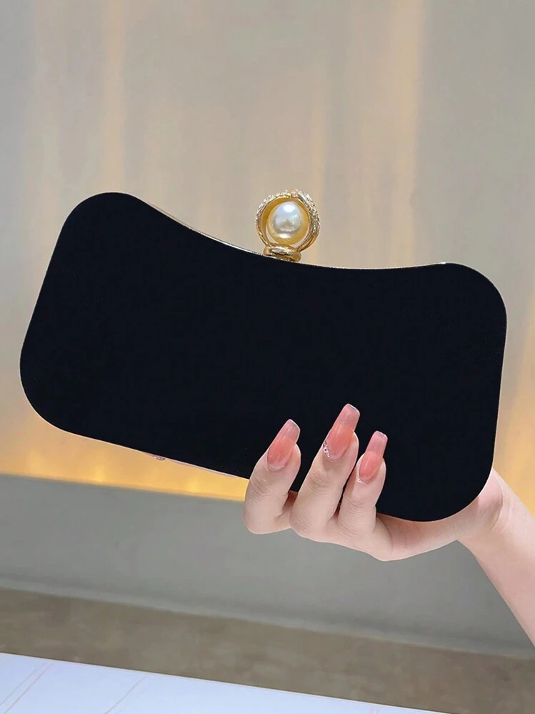 Velvet Dinner Bag, Cheongsam Bag, Hand-Held Lady Bag, Party Bag, Diamond Handbag, Dress Banquet H... | SHEIN