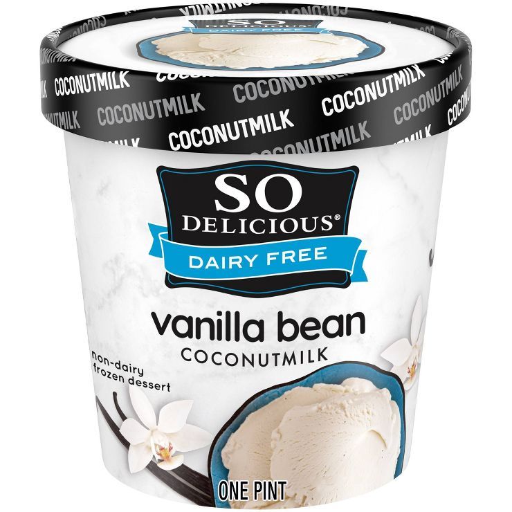 So Delicious Dairy Free Vanilla Bean Coconut Milk Frozen Dessert - 16oz | Target