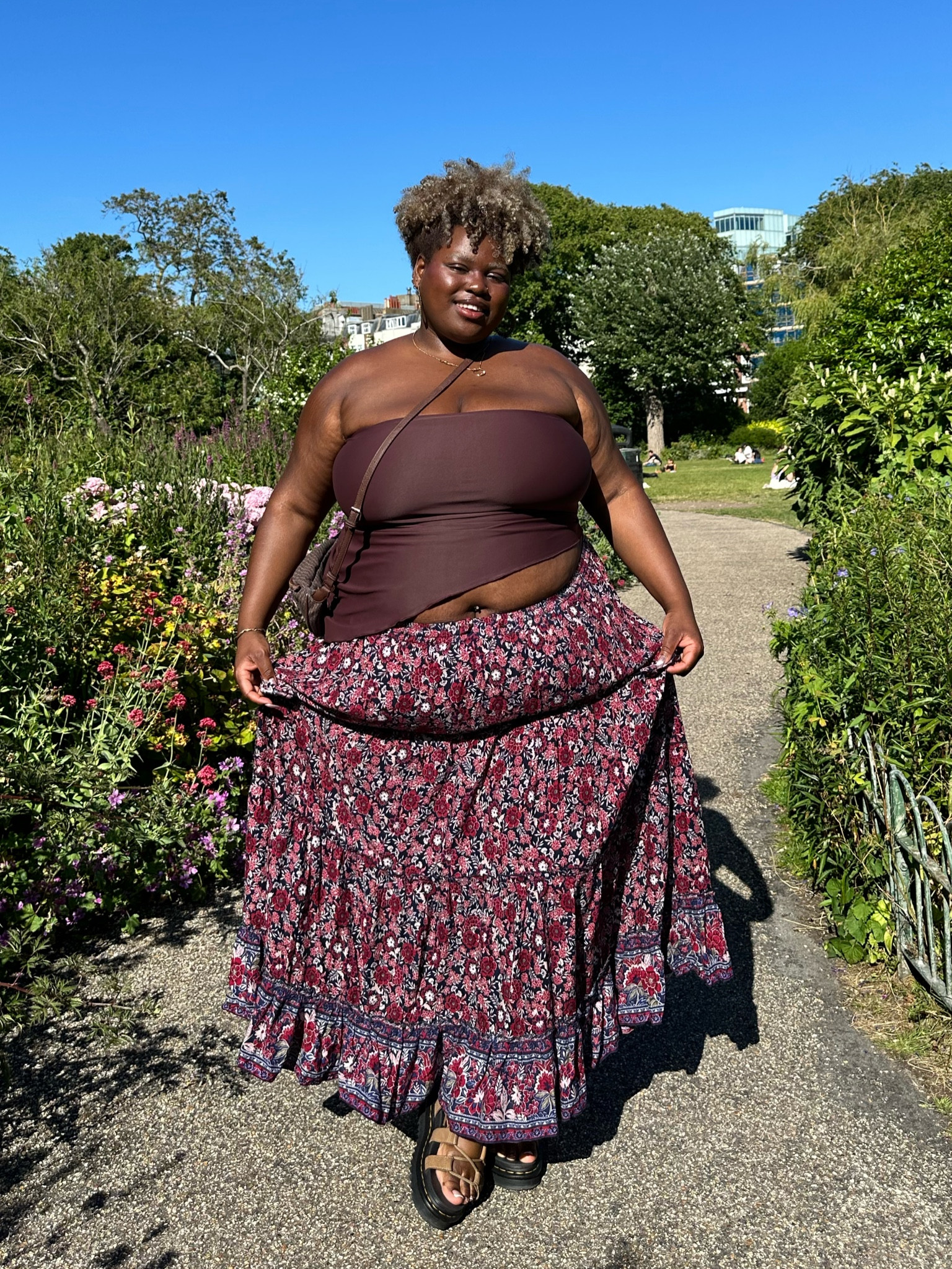 Floaty floral plus size outfitt