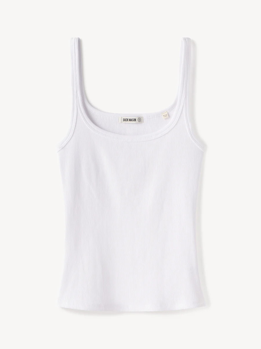 Surplus Rib Scoop Neck Tank | Buck Mason