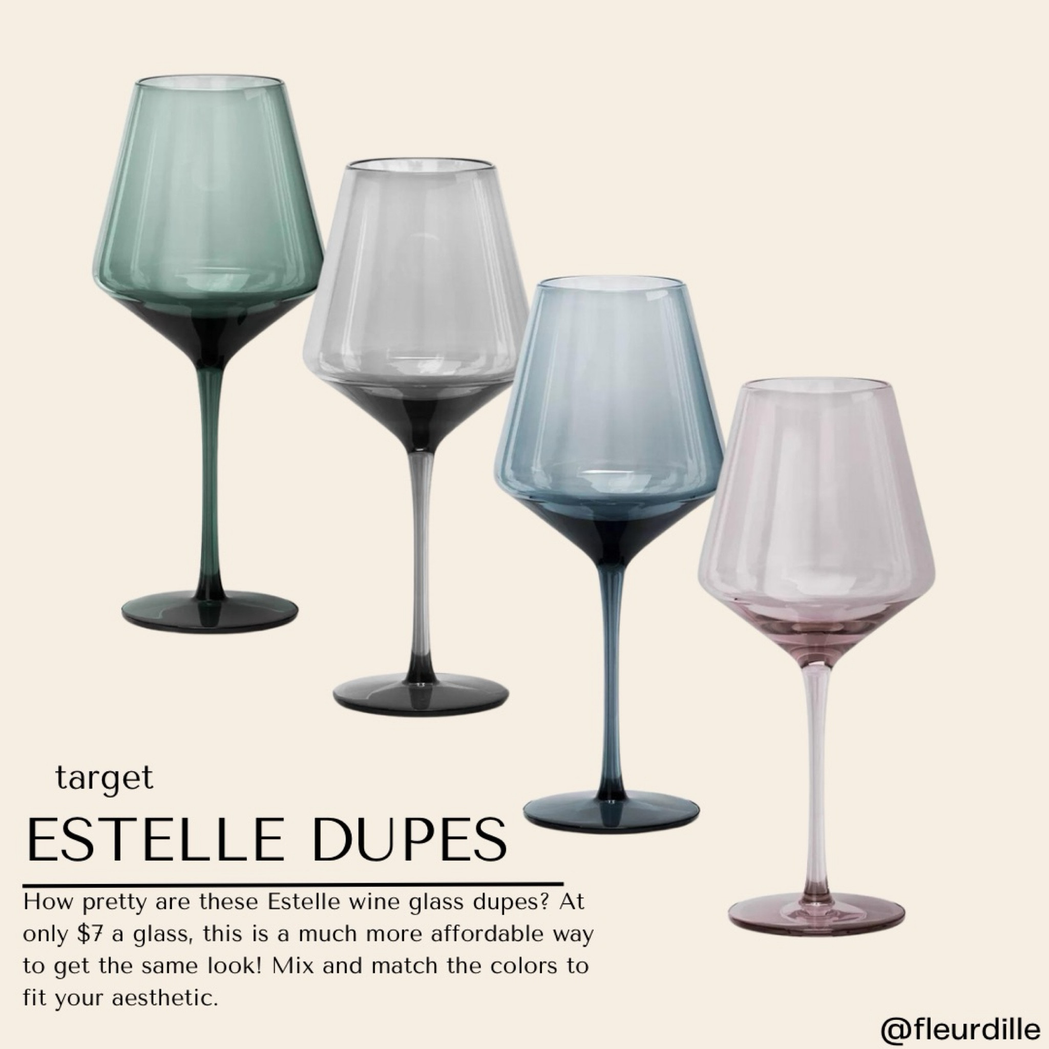 Target with the cutest Estelle wine glasses dupe! 

#LTKSeasonal #LTKparties #LTKfindsunder50