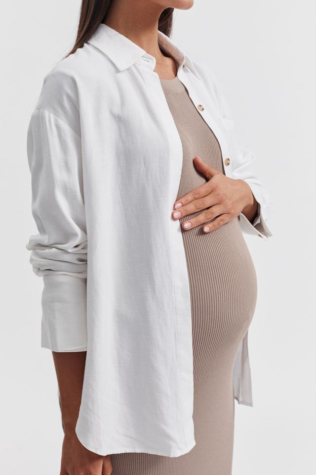 LS Formentera Maxi Dress (Mocha) | Legoe Heritage Maternity